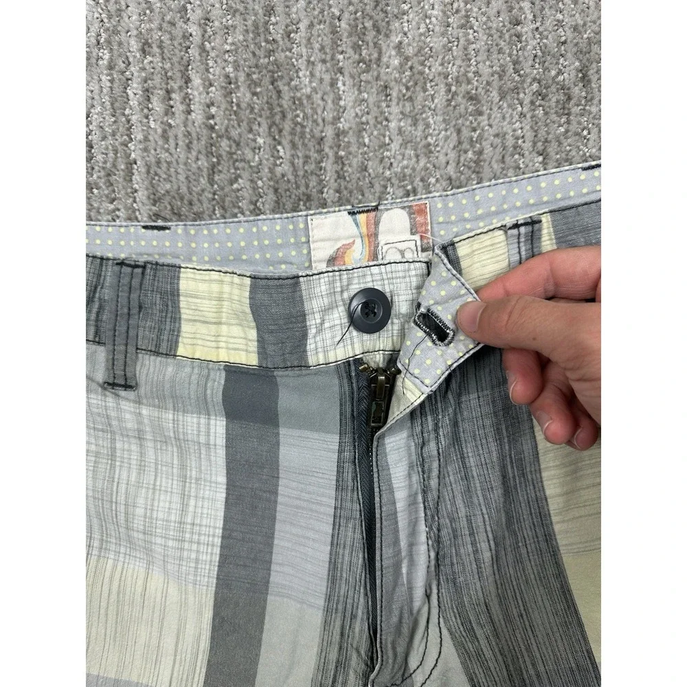 Vtg 90s Ocean Pacific Chino Shorts Men's 36 Multi Color Plaid Shorts Beach Y2K